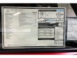 2022 Mercedes-Benz G 63 AMG 4x4 Window Sticker