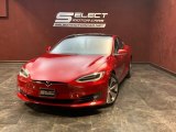 Red Multi-Coat Tesla Model S in 2020