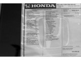 2023 Honda HR-V Sport Window Sticker