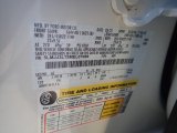 2021 Navigator Color Code for Pristine White - Color Code: AZ