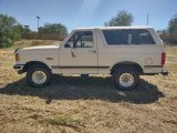 1990 Colonial White Ford Bronco XLT 4x4 #145306456