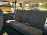 1990 Ford Bronco XLT 4x4 Rear Seat