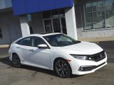 2020 Platinum White Pearl Honda Civic Touring Sedan #145306502