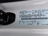 2023 F150 Color Code for Oxford White - Color Code: YZ