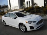 Oxford White Ford Fusion in 2020