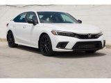 2023 Platinum White Pearl Honda Civic Si Sedan #145370689