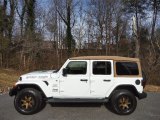 2021 Bright White Jeep Wrangler Unlimited Sahara 4x4 #145370586