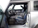 2021 Ford Bronco Outer Banks 4x4 2-Door Space Gray/Navy Pier Interior