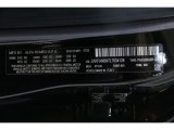 2020 Giulia Color Code for Alfa Black - Color Code: 601