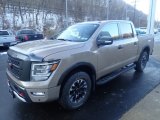 2021 Nissan Titan Pro-4X Crew Cab 4x4 Front 3/4 View