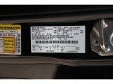2021 Ranger Color Code for Shadow Black Metallic - Color Code: G1