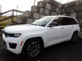2022 Bright White Jeep Grand Cherokee Overland 4x4 #145395324