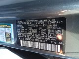 2022 Palisade Color Code for Steel Graphite - Color Code: P7V