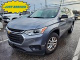 2020 Satin Steel Metallic Chevrolet Traverse LS #145409994