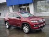 2022 Velvet Red Pearl Jeep Compass Latitude Lux 4x4 #145410017