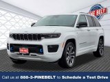 2023 Bright White Jeep Grand Cherokee Overland 4XE #145424043