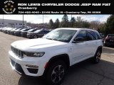 2023 Bright White Jeep Grand Cherokee 4XE #145423693