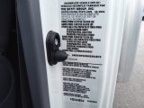 2022 Isuzu N Series Truck NPR-HD Chassis Info Tag