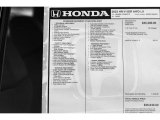 2023 Honda HR-V LX AWD Window Sticker
