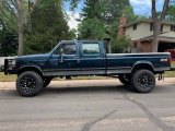 1996 Pacific Green Pearl Metallic Ford F350 XL Crew Cab 4x4 #145479733