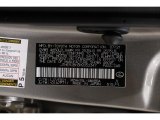 2021 UX Color Code for Atomic Silver - Color Code: 1J7
