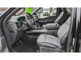 2023 Ford F150 Lightning Lariat 4x4 Black/Slate Gray Interior