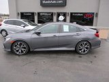 2018 Lunar Silver Metallic Honda Civic Si Sedan #145505486