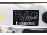 2018 Genesis Color Code for Casablanca White - Color Code: YW6
