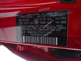 2023 Venue Color Code for Scarlet Red Pearl - Color Code: PR2