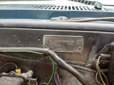 1965 Pontiac GTO 2 Door Hardtop Info Tag