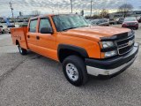 2006 Chevrolet Silverado 2500HD Work Truck Crew Cab 4x4 Chassis Front 3/4 View