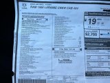 2023 Ram 1500 Laramie Night Edition Crew Cab 4x4 Window Sticker