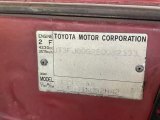 1983 Land Cruiser Color Code for Freeborn Red - Color Code: 309