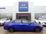 2023 Intense Blue Hyundai Elantra Blue Hybrid #145556105
