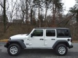 2023 Bright White Jeep Wrangler Unlimited Sport 4x4 #145568062