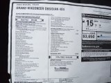 2023 Jeep Grand Wagoneer Obsidian 4x4 Window Sticker