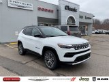 2022 Bright White Jeep Compass Limited 4x4 #145590501
