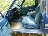 1986 Toyota Pickup SR5 Extended Cab 4x4 Blue Interior