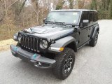 2022 Jeep Wrangler Unlimited Rubicon 4XE Hybrid Front 3/4 View