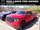 2021 Flame Red Ram 1500 Big Horn Crew Cab 4x4 #145621975