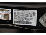 2020 RDX Color Code for Majestic Black Pearl - Color Code: NH893P