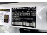 2023 GLC Color Code for Polar White - Color Code: 149