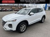 2019 Quartz White Hyundai Santa Fe SE AWD #145637170