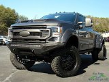 2022 Ford F350 Super Duty Tuscany Black Ops Lariat Crew Cab 4x4 Front 3/4 View