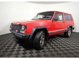 1996 Flame Red Jeep Cherokee SE #145682293
