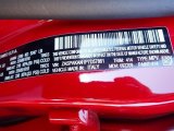 2023 Stelvio Color Code for Alfa Rosso (Red) - Color Code: 414