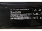 2022 8 Series Color Code for Black Sapphire Metallic - Color Code: 475