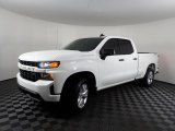 2020 Chevrolet Silverado 1500 Custom Double Cab 4x4 Front 3/4 View