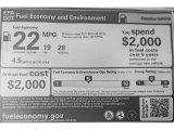 2023 Honda Odyssey Touring Info Tag