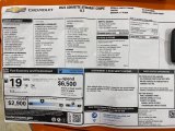 2023 Chevrolet Corvette Stingray Coupe Window Sticker